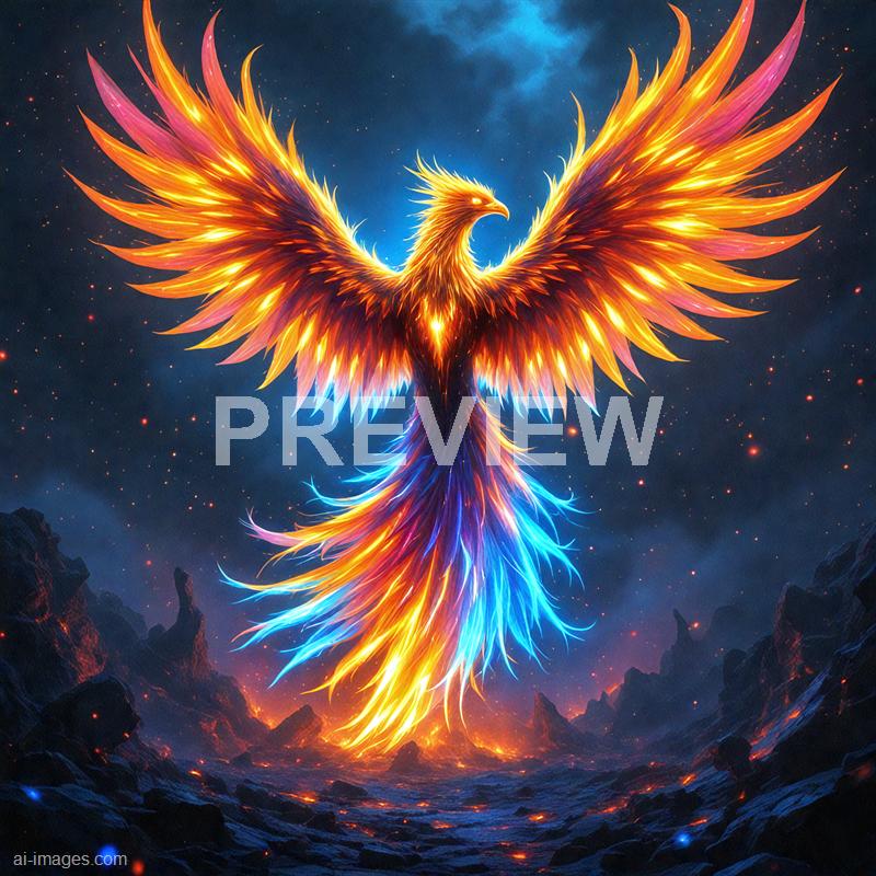 15146 - the-phoenix-rising-from-ashes-a-giant-phoenix-with-fi_250706002208_00001